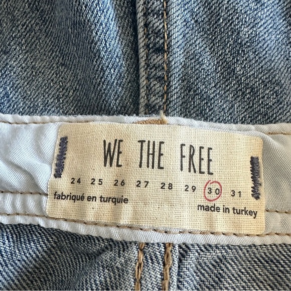 We The Free Blue Denim Shortalls - Picture 7 of 7